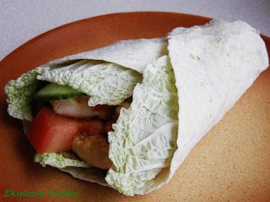 Tortilla al'a kebab domowy